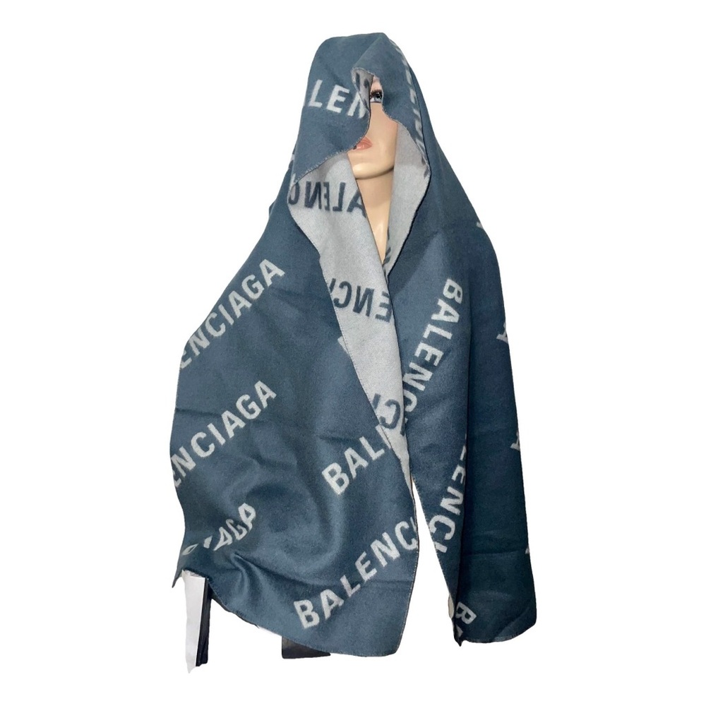 Balenciaga Wool Logo Scarf